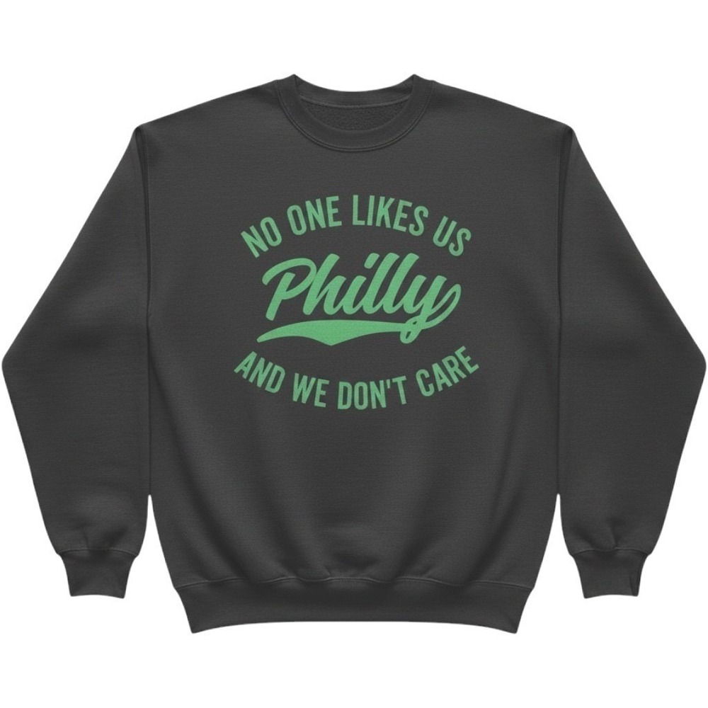 Philadelphia Eagles Sweatshirt "No One Likes Us" Kelce Black Green Philly NFL XL